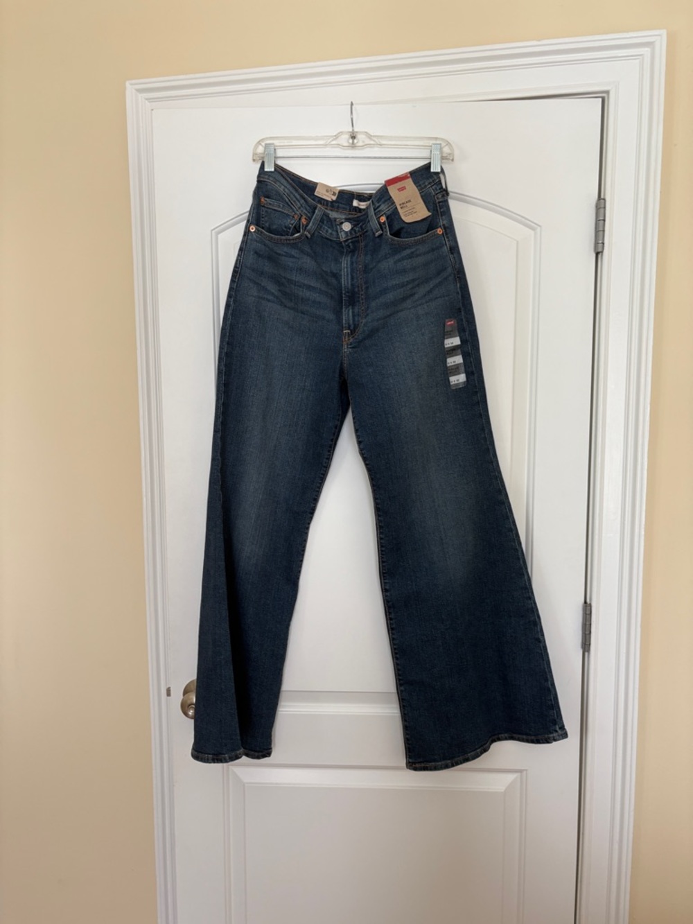Levi's Dark Blue Wide Leg Jeans